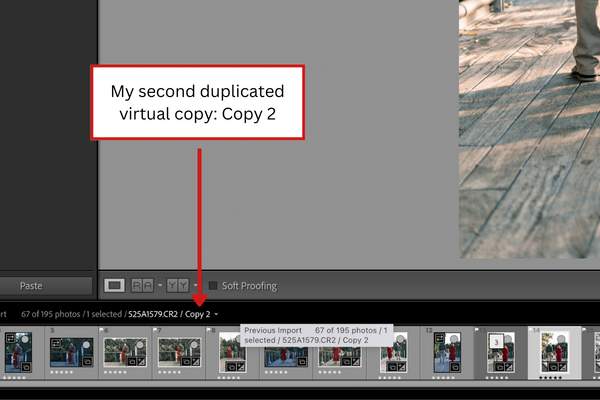 How to confirm multiple virtual copies