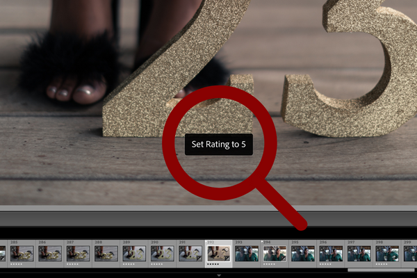 How to use star ratings to cull photos