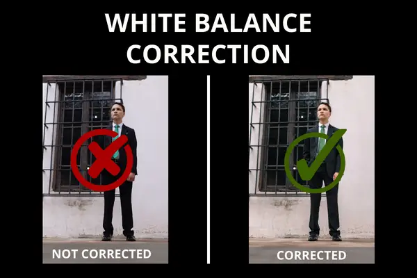 White Balanced vs. Not White Balanced