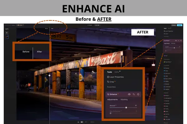 Enhance AI in Luminar Neo