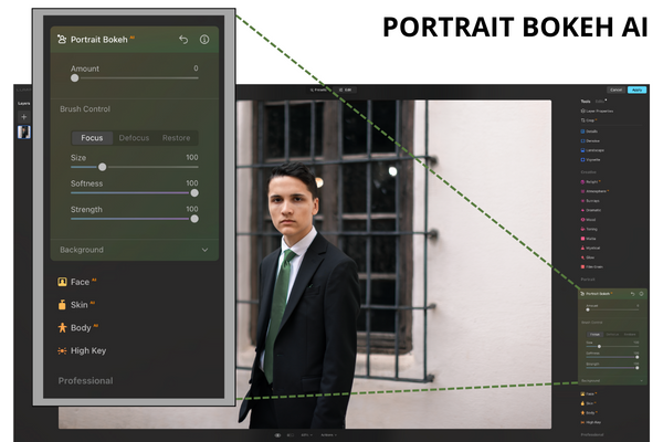 Luminar Neo Portrait Editing Tools