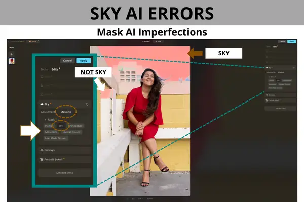 Sky AI Errors in Luminar Neo