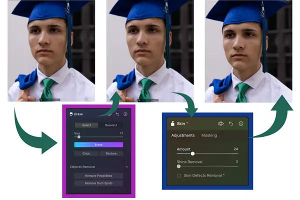 Using Skin AI in Luminar Neo