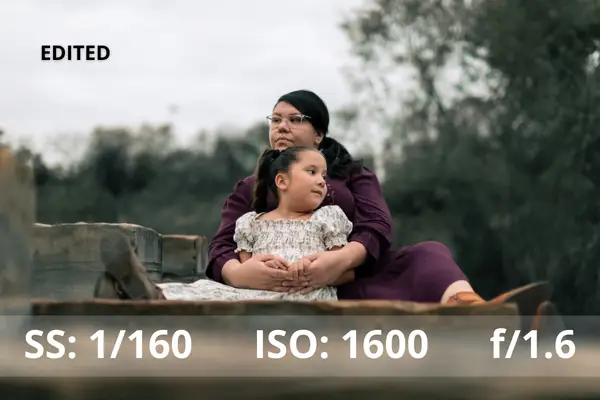 Example Of An Edited Image At High ISO