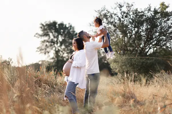 Family Maternity Photoshoot With Toddler