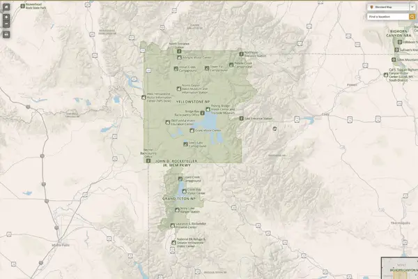 National Park Service Map