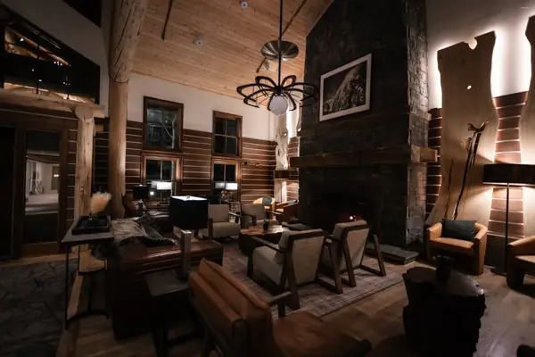 Sitting Area Of Teton Mountain Lodge