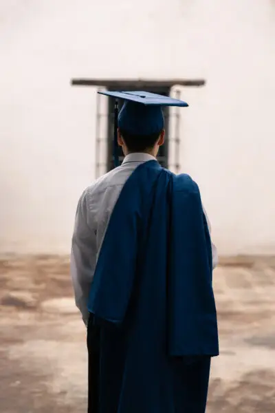 Senior Grad Cap And Gown Profile Idea