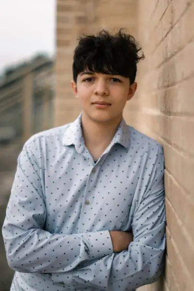 Senior Grad Serious Look Headshot Idea