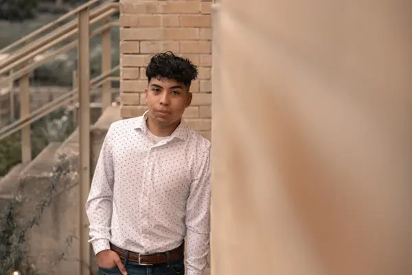 Senior Grad Serious Look Photo Pose