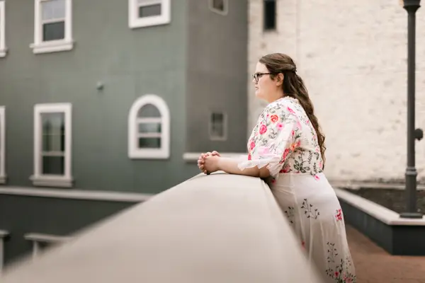 Senior Graduate With Foreground Photo Idea