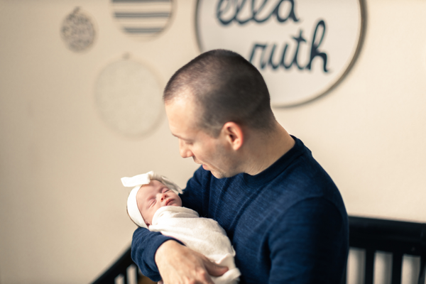 Newborn And Newborn Nursery Photoshoot At Home