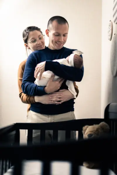 Newborn Nursery And Crib Photoshoot Angle